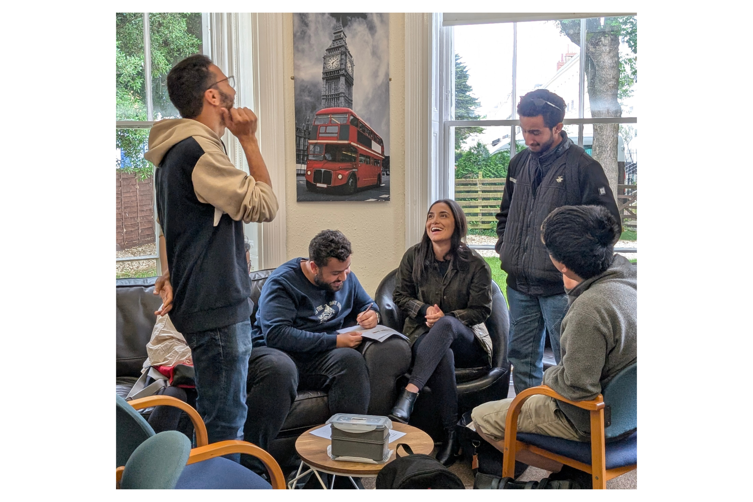 International students taking part in an afternoon activity together at inlingua Cheltenham